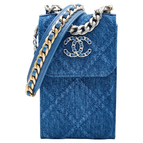 chanel slim bag|Chanel denim crossbody bag.